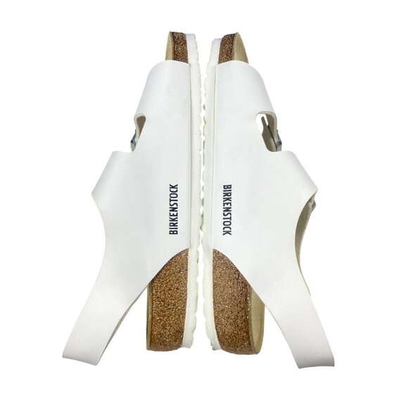 Birkenstock Back Strap ''Milano'' Leather White W's 41 /10 MSRP$117 - Picture 5 of 17